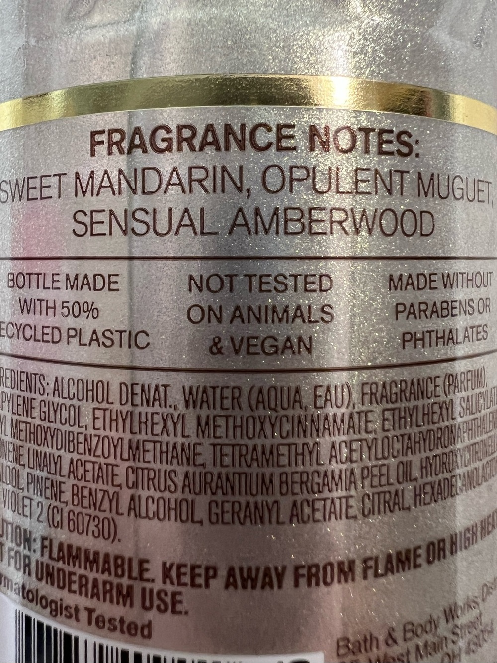 ☀️2/$27 Bath & Body Works "Infinite Radiance" 8 Fl. Oz. Fine Fragrance Mist - Picture 3 of 3